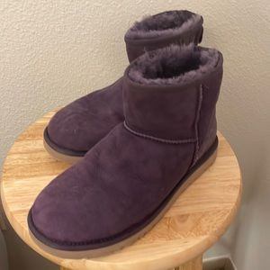 UGG Classic Mini II Mystic Purple Boots Size 8